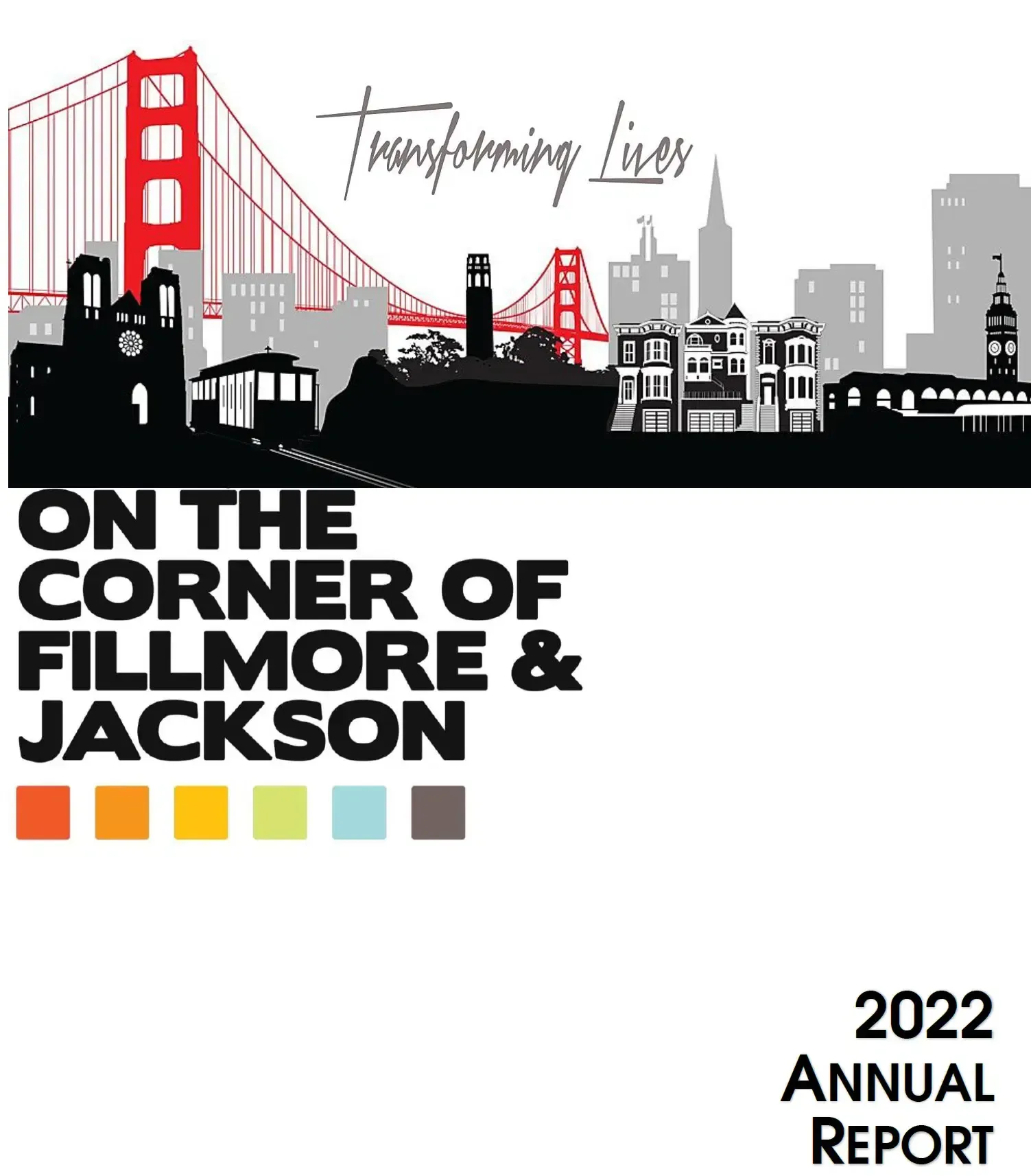 Annual Report Cover - San Francisco Skyline