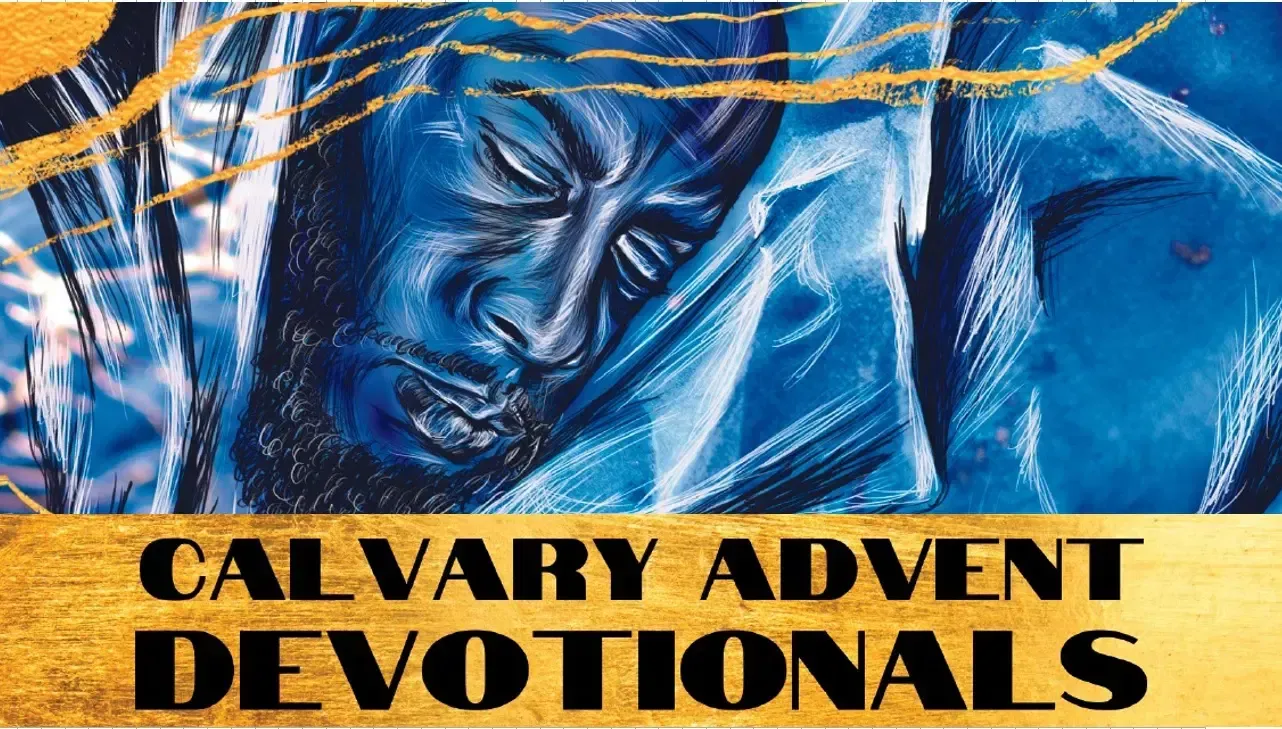Sanctified Art - A blue-tonedJoseph sleeping with Gold Accents