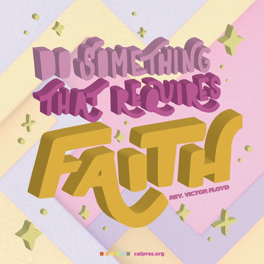 A multi-colored pastel image with a 3D embossing of the quote
