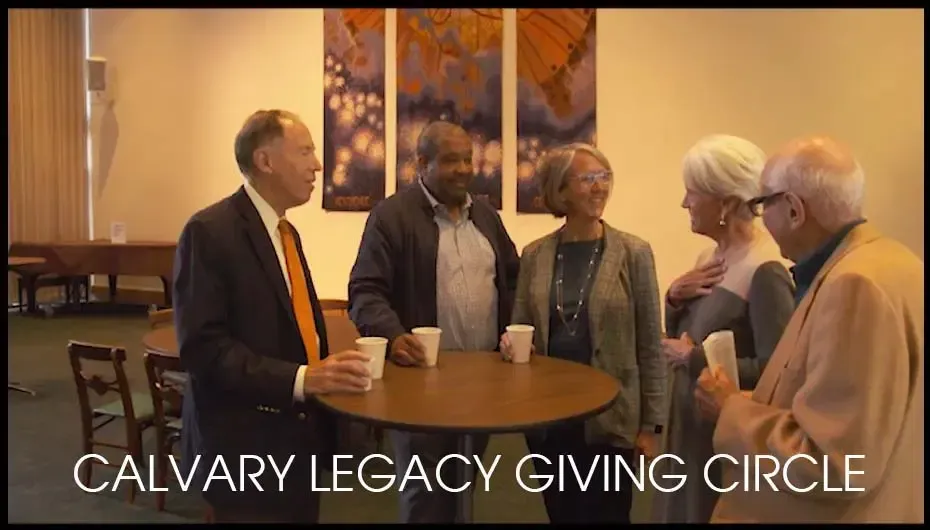 A group of Calvary folks in the Legacy Giving Circle