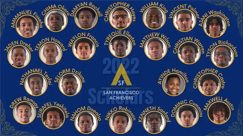 SF Achiever class members - graduation photo