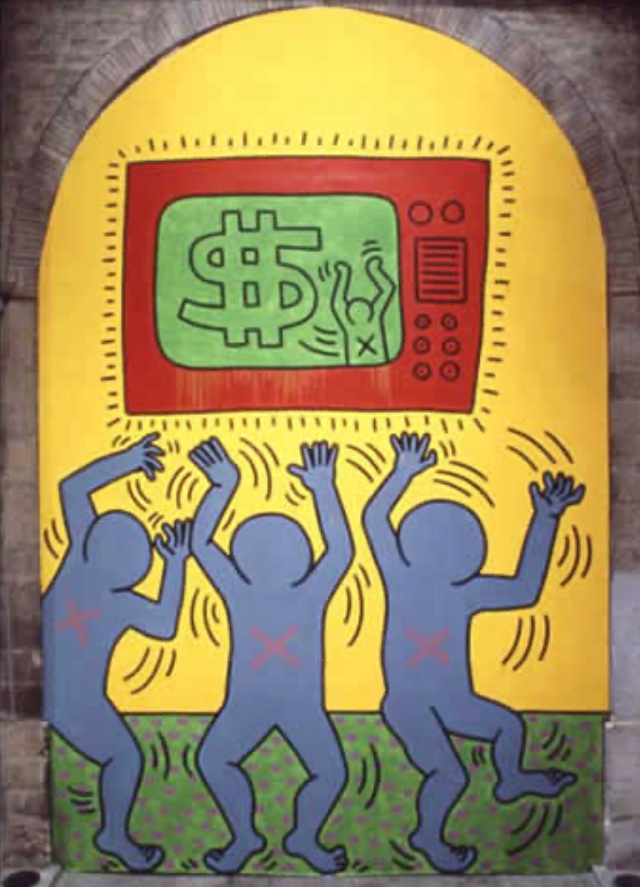 Keith Haring, The Ten Commandments (1985) 