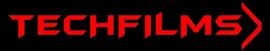 A black background with red text that says techfilms