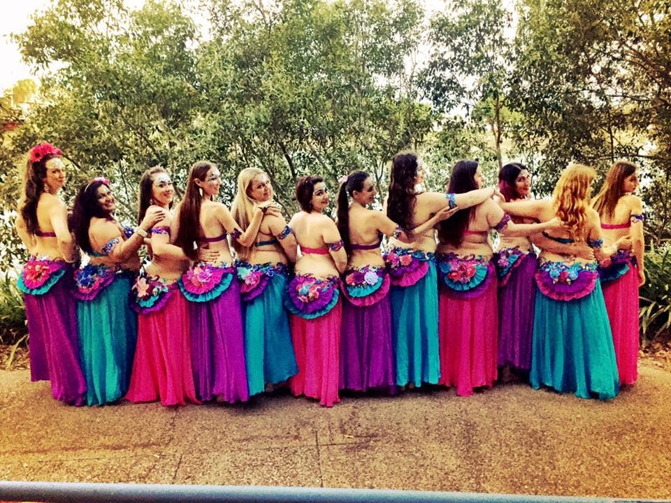 A Group Of Belly Dancers Are Posing For A Picture Together — Global Dance Collective In West End, QLD