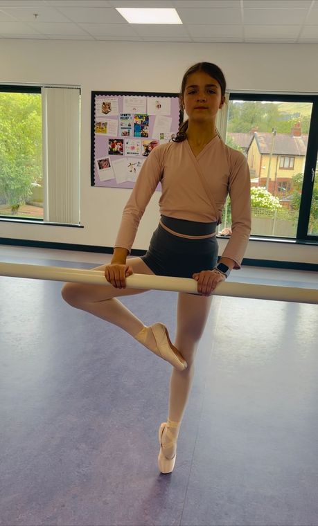 en pointe