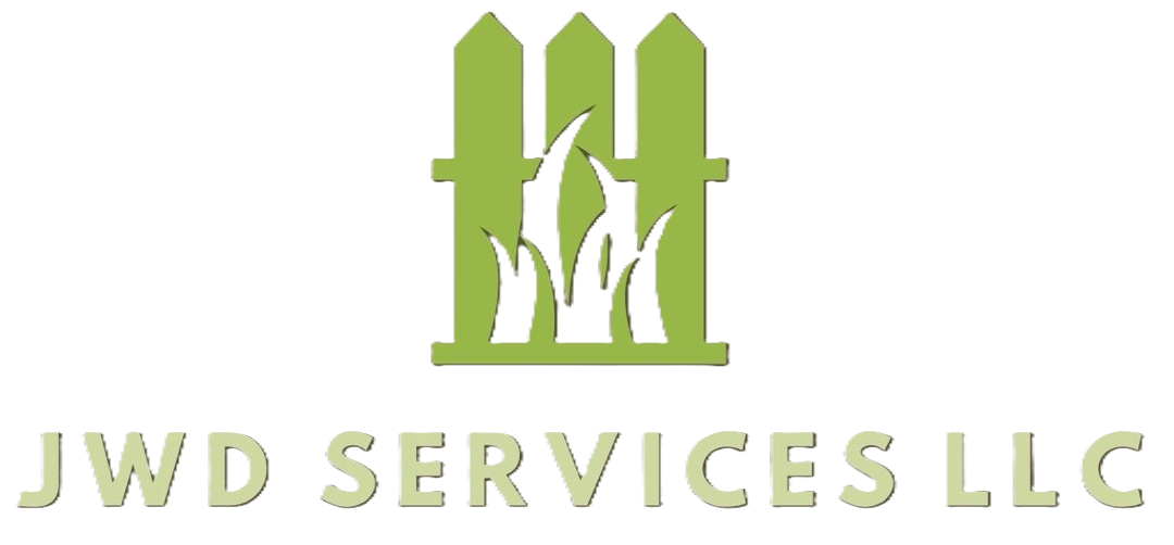 Green JWD Services LLC logo with stylized figures and tower icon