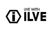Logo reading “LIVE WITH ILVE” in black on a white background.