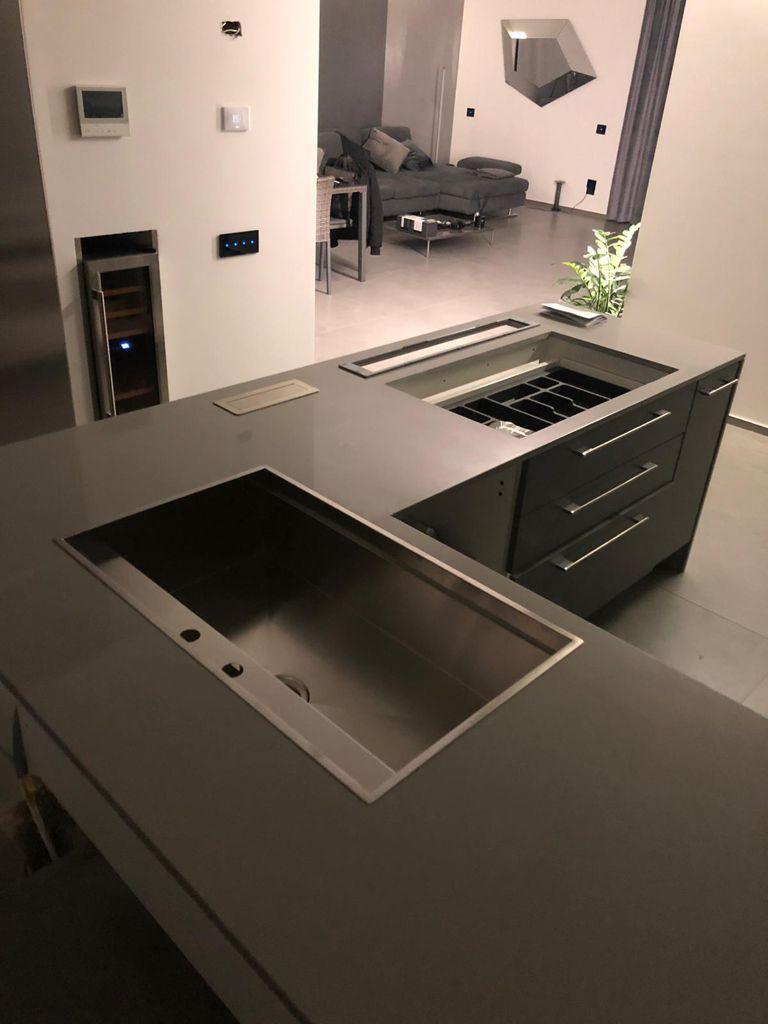 piano cucina marmo