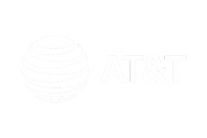 AT&T logo in light gray on a white background