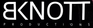BKNOTT PRODUCTIONS logo in white text on a black background