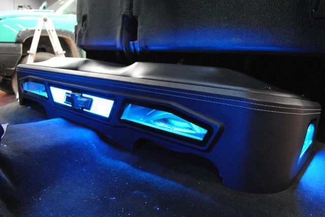 Blue Lights Inside Car — Sanford, ME — Sanford Sound 