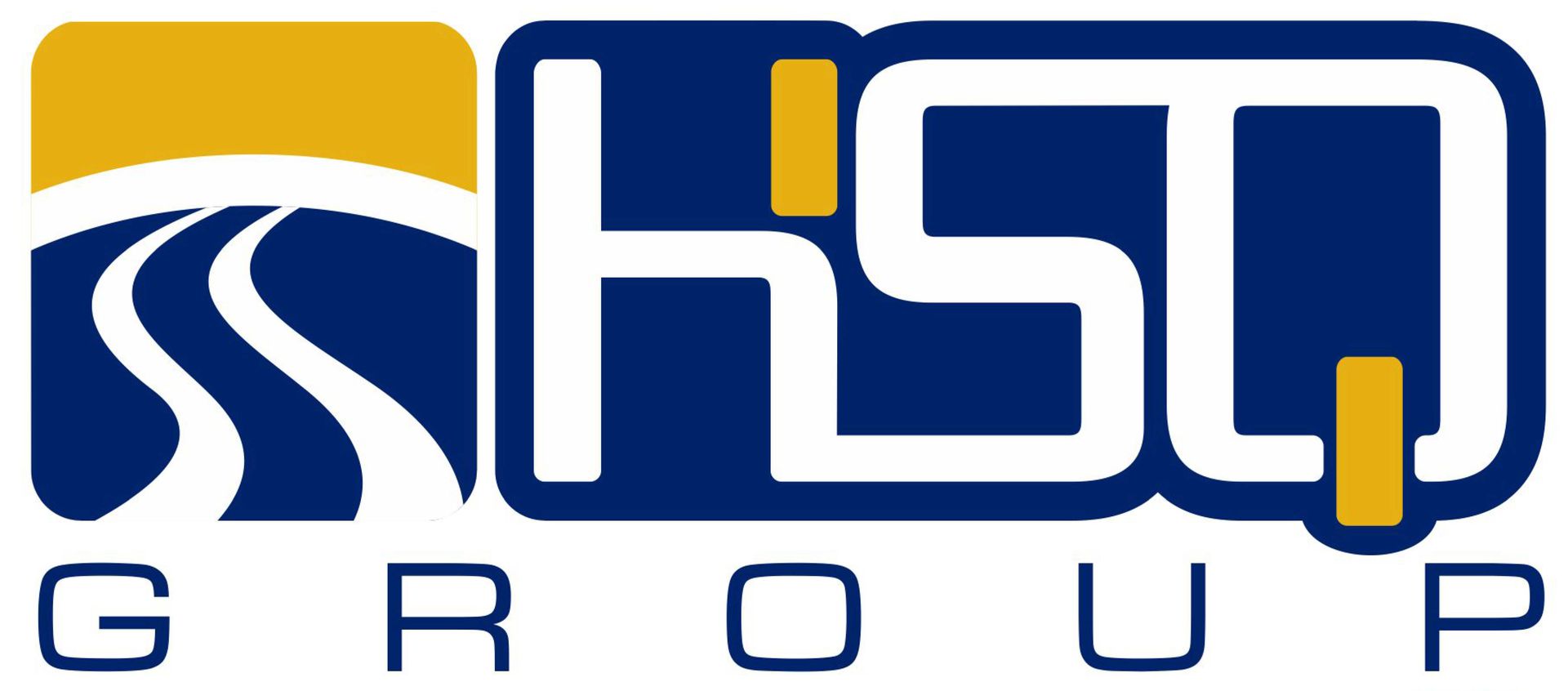 HS Group logo in blue and gold with stylized initials and the word “GROUP” below