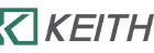 KEITH logo with gray text and green geometric icon on white background