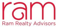 Ram Realty Advisors logo in red on white background