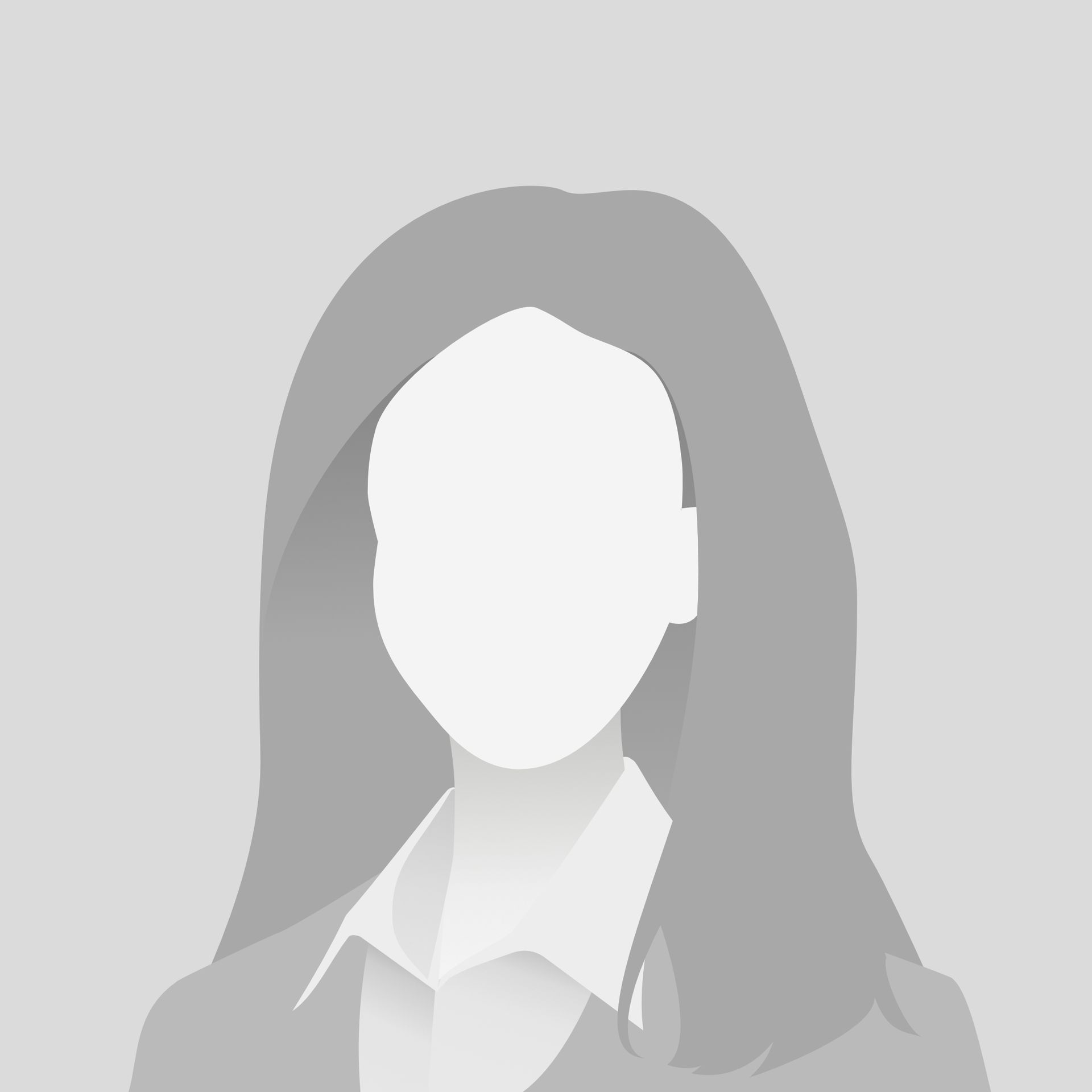 Dark silhouette of a person facing forward against a dim blue-purple background