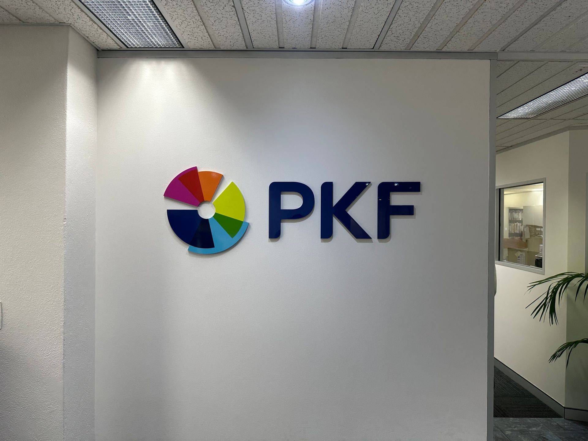 A Sign That Says PKF  On It — Capital Signs in Goulburn, NSW