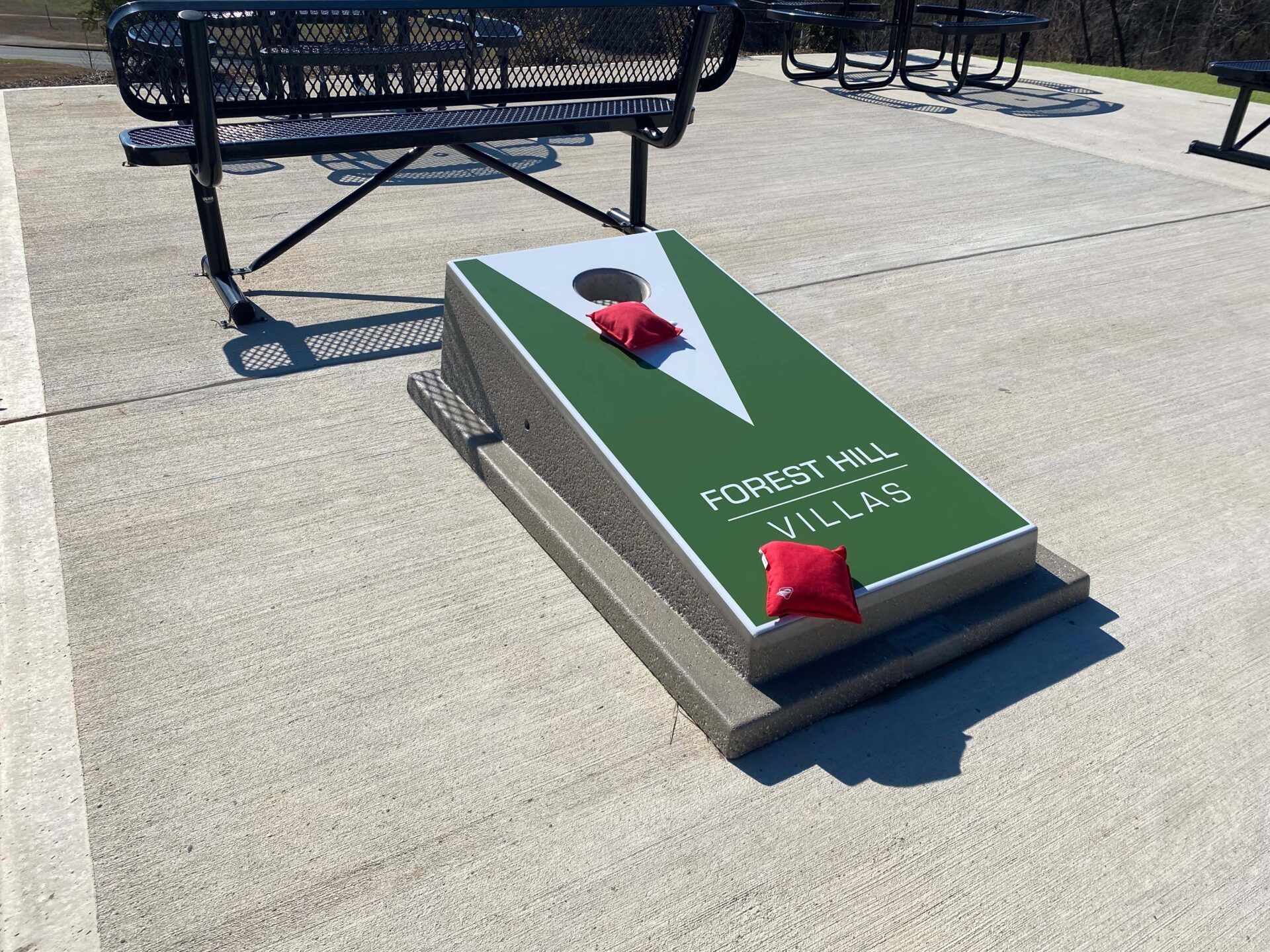 corn hole.