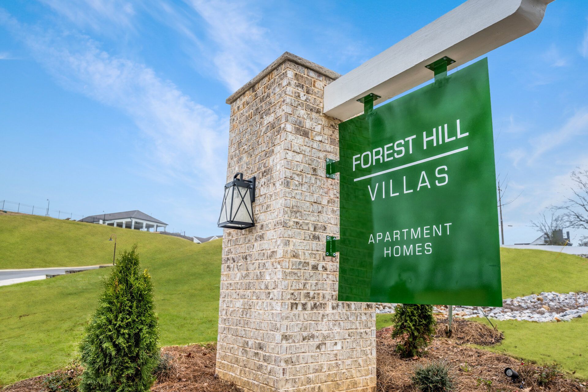 Forest Hill Villas monument sign.