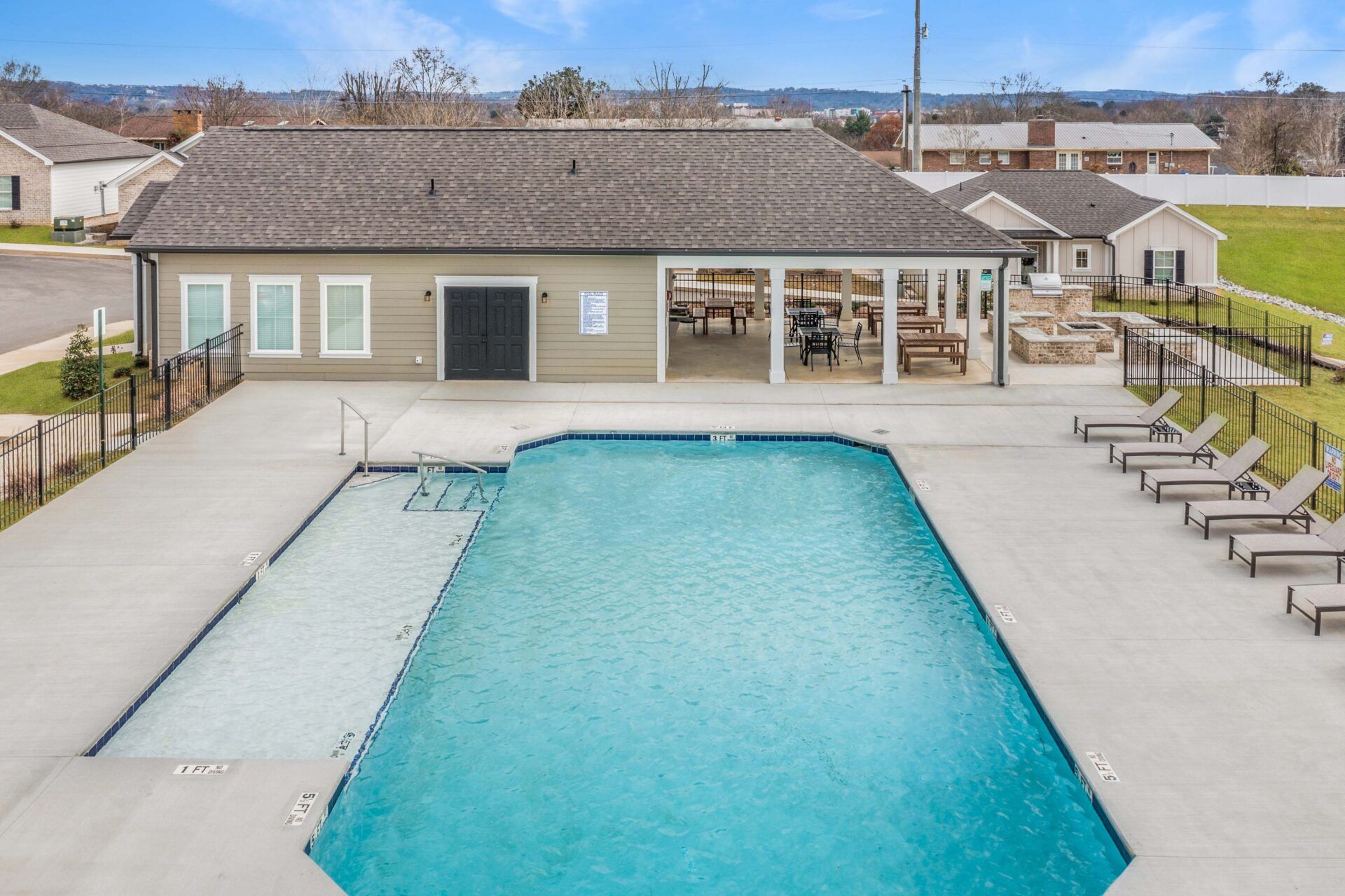 pool area at Forest Hill Villas in Chattanooga, TN.