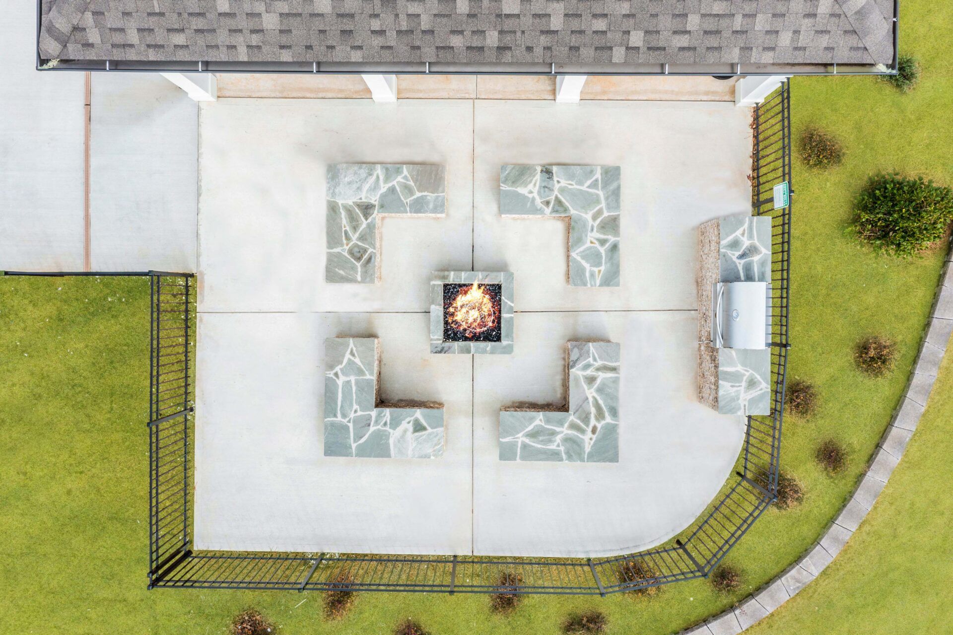 aerial view at Forest Hill Villas in Chattanooga, TN.