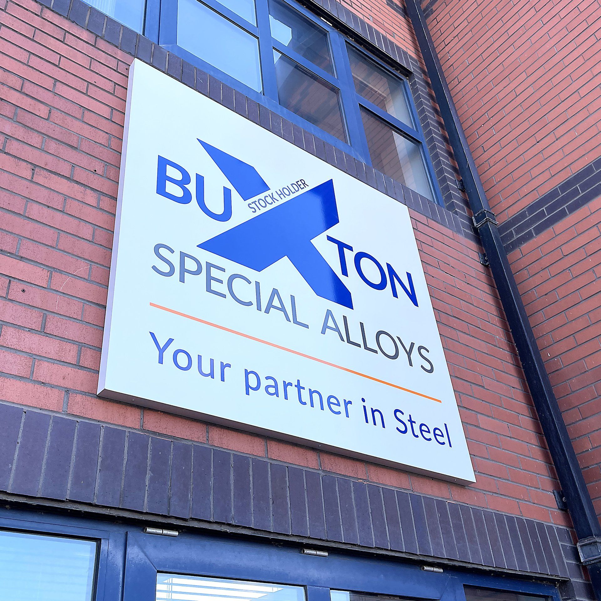 Folded Tray Sign