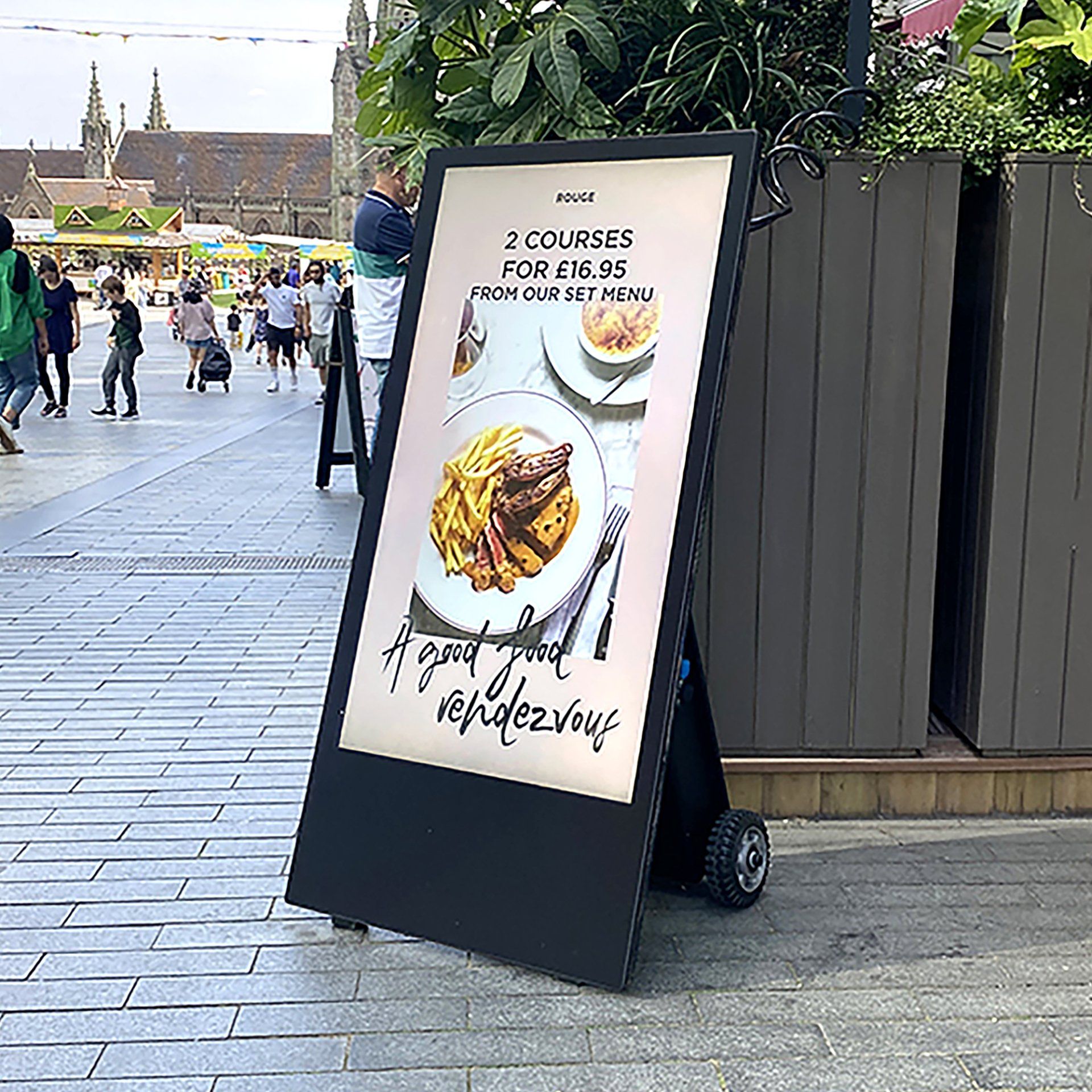 Portable digital A-board