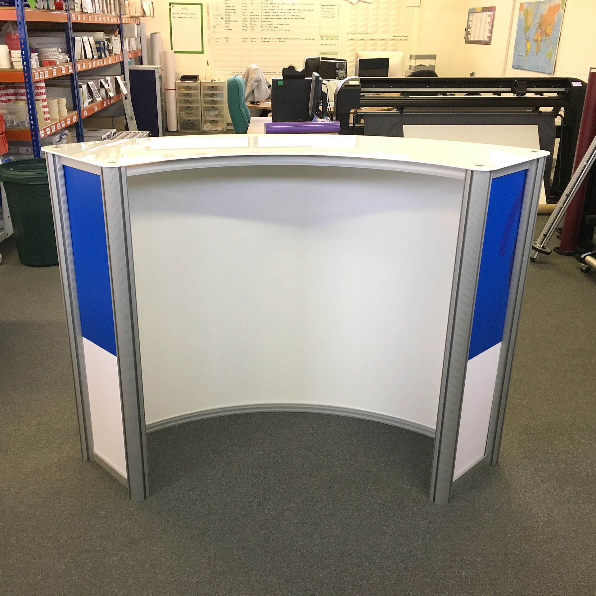 curved podium