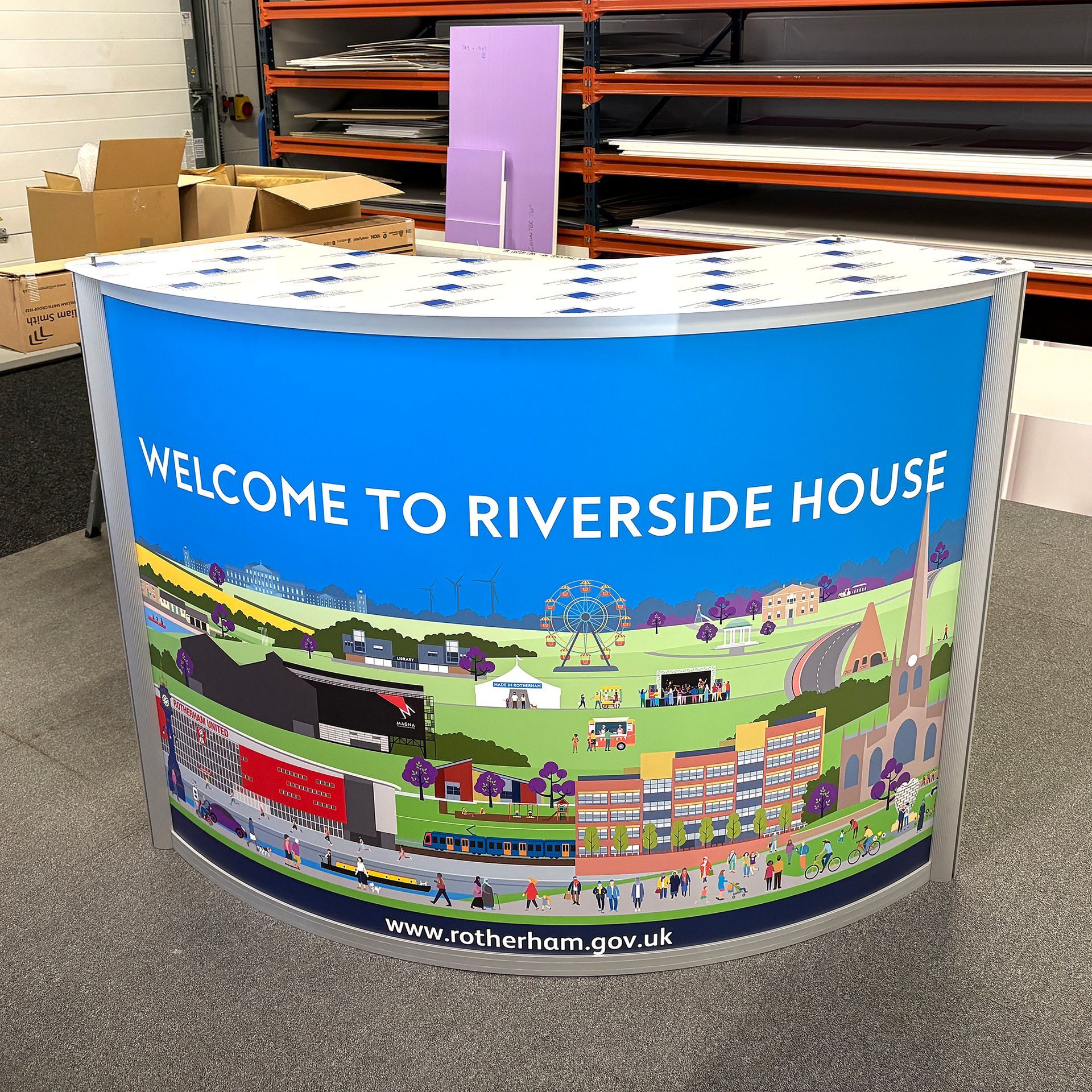 exhibition stand counter