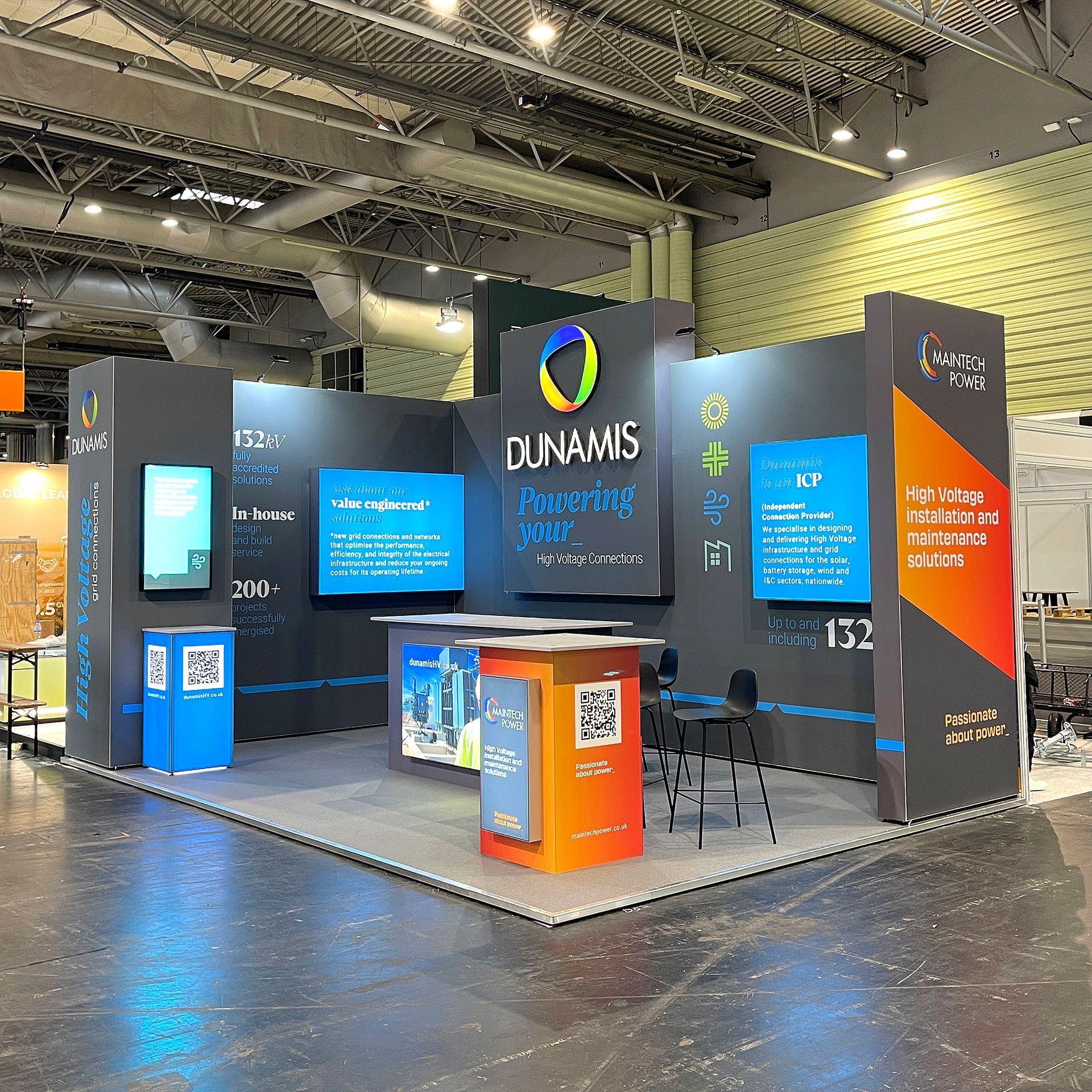 Corporate and roadshow event contracting