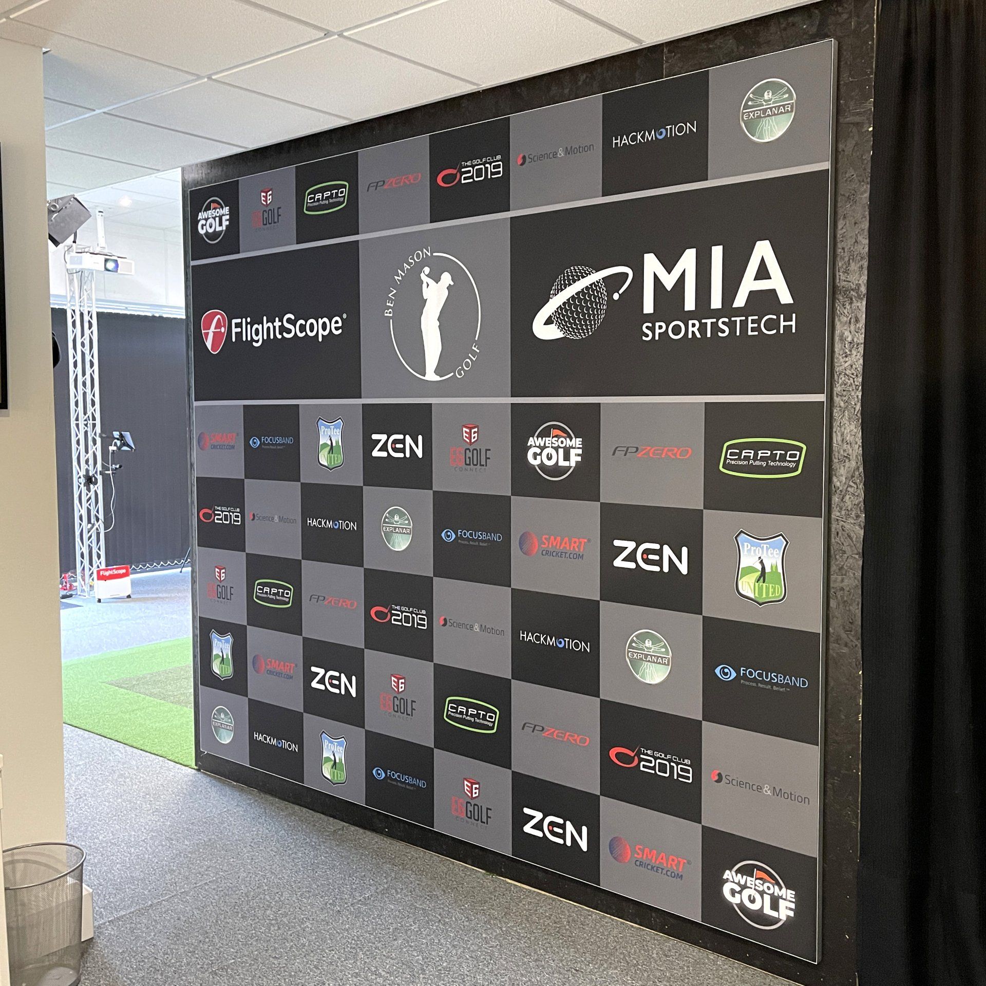 Tension Fabric Sports Backdrop