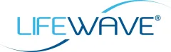 LIFEWAVE logo in blue text with a curved blue line beneath it on a white background