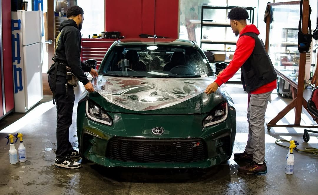 paint protection film installation