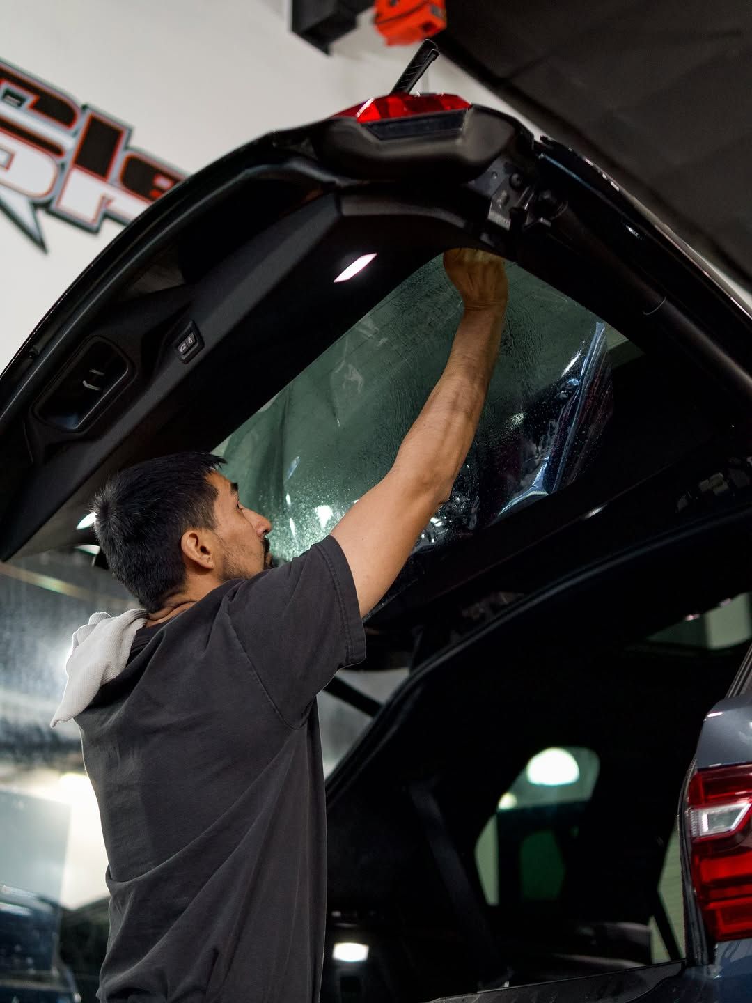 professional window tinting installation