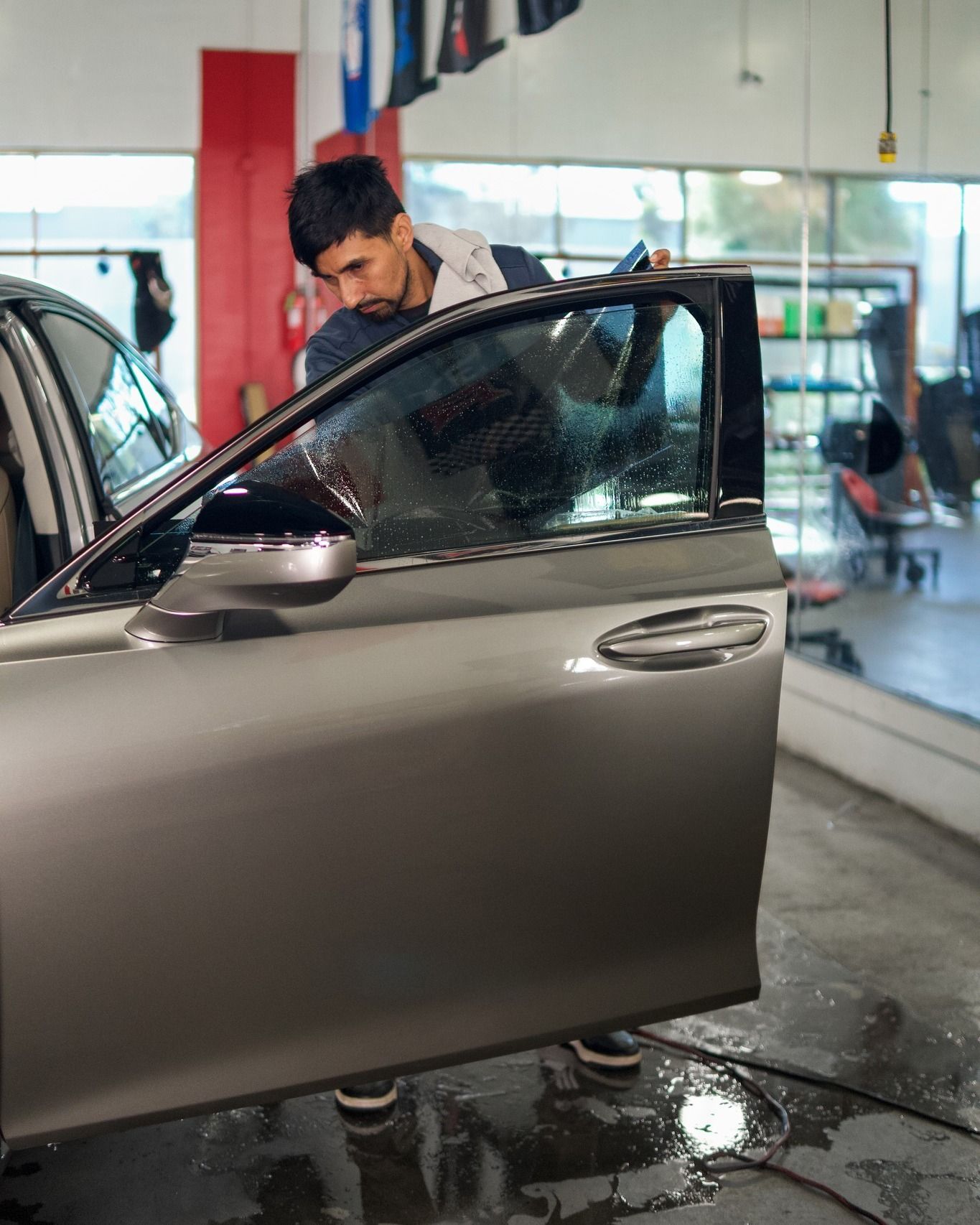 professional window tinting installation
