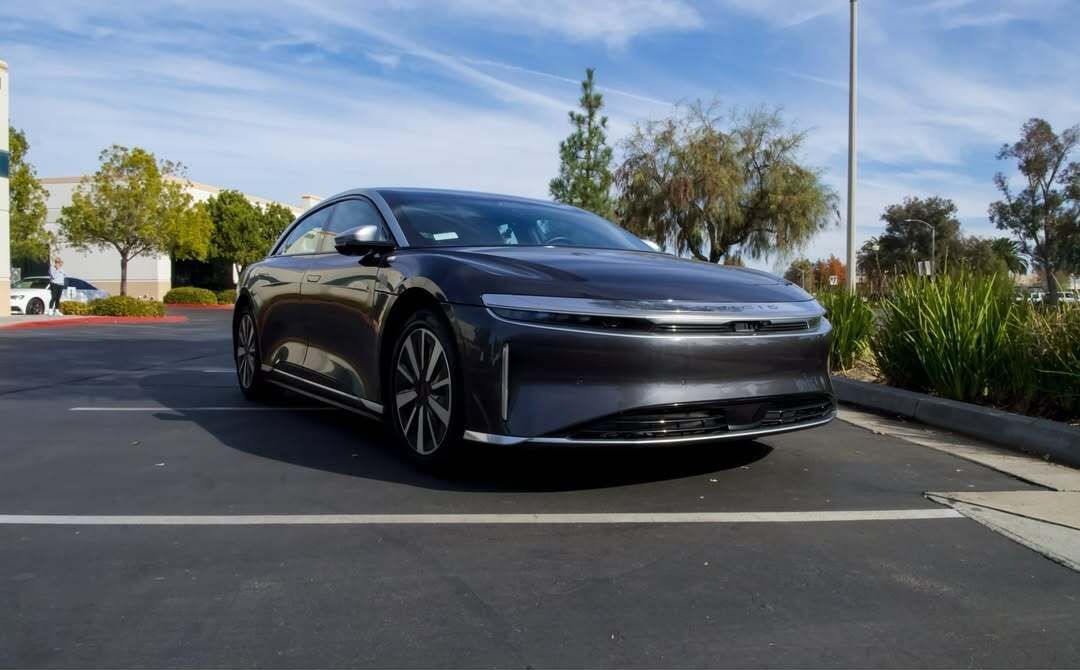 vehicle with Ceramic Coating parked outside