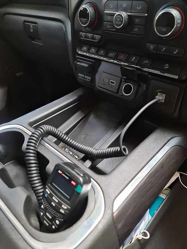 A Microphone Is Plugged Into A Car — Radio Ballarat Auto Sparky in Sebastopol, VIC