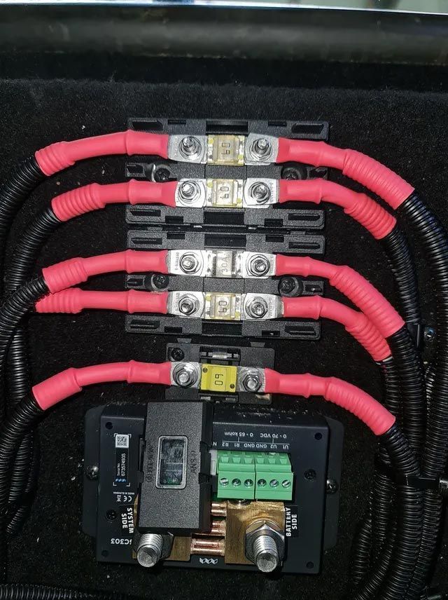 A Bunch Of Wires Are Connected To A Fuse Box — Ballarat Auto Sparky in Sebastopol, VIC