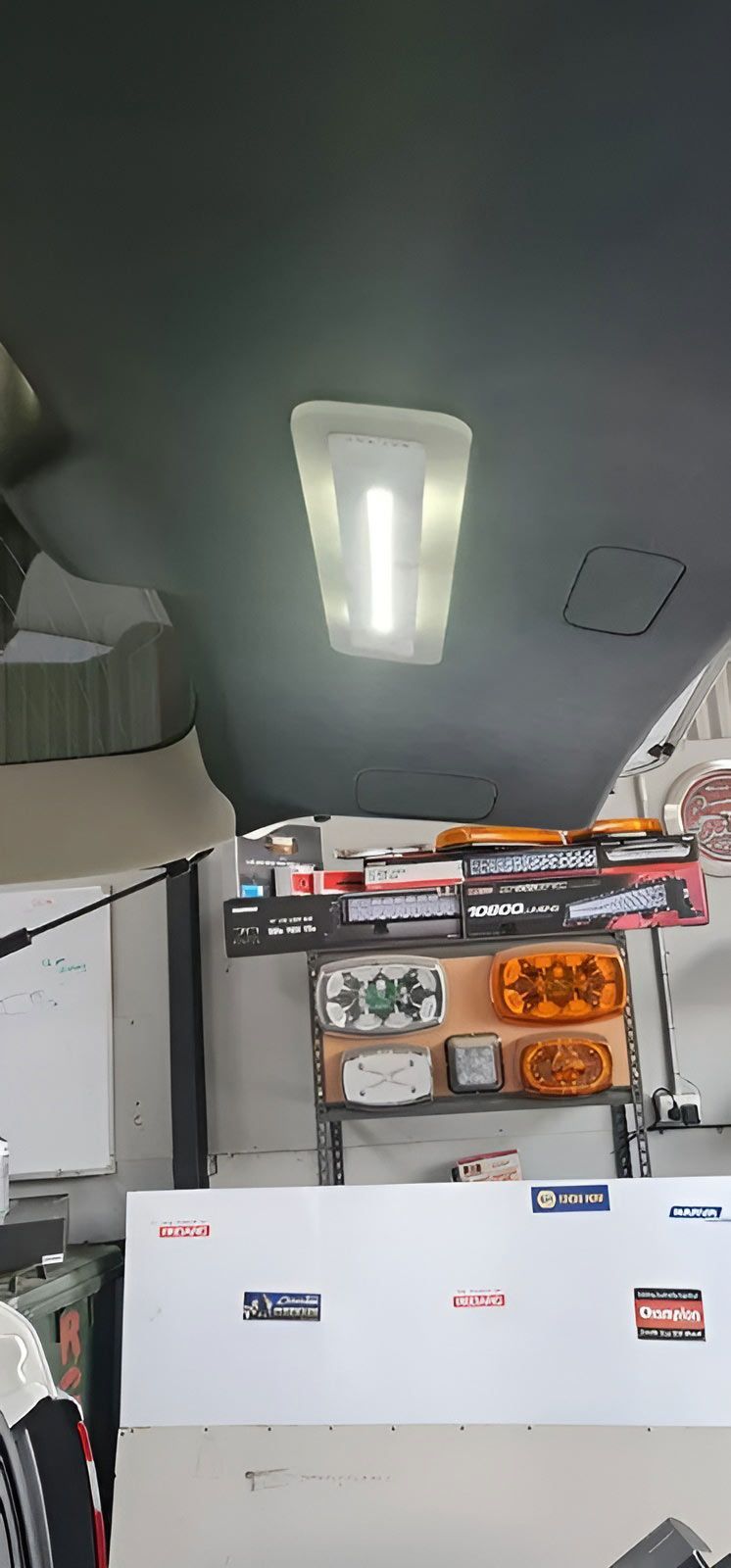 A Car's Roof With A Light On It — Ballarat Auto Sparky in Sebastopol, VIC