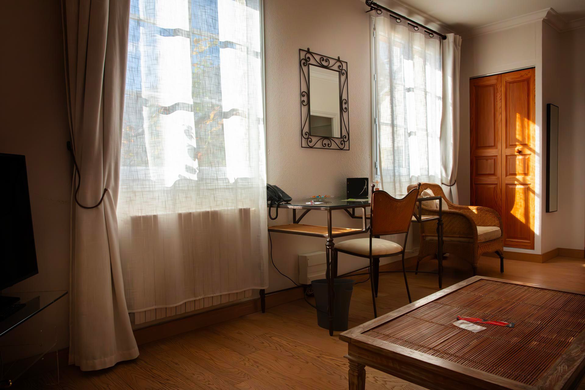 Chambre confort Cannelle proposée à l'hôtel restaurant situe en Val de Loire