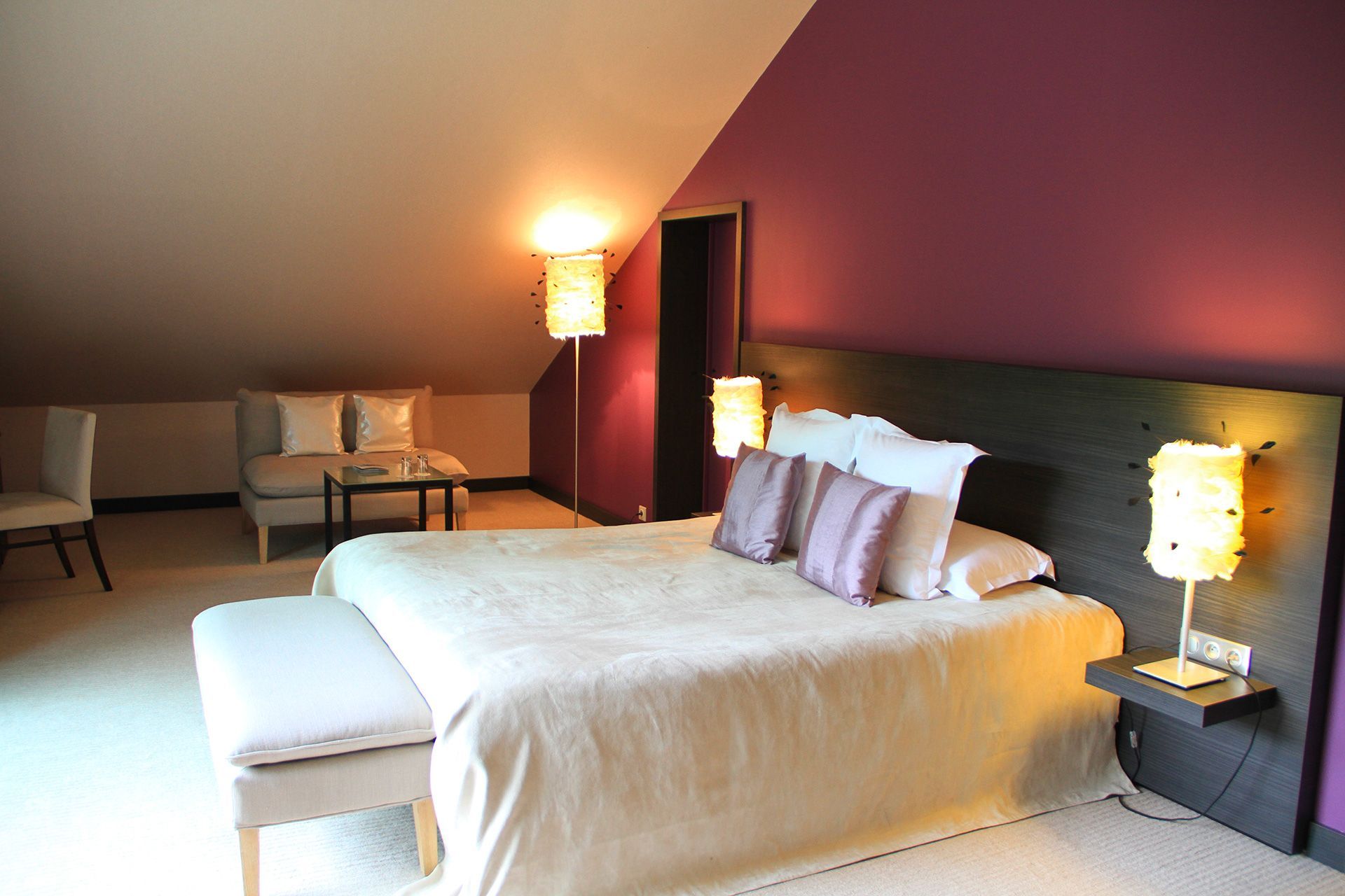 Chambres luxe à l'hôtel de l'Aubinière