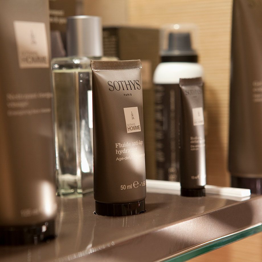 photo produits cosmétique au spa de l'Aubiniere hotel spa restaurant en Val de Loire