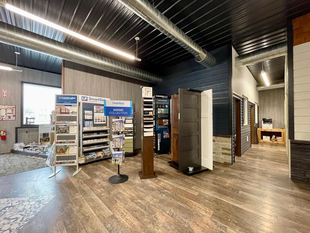 Showroom Area For Hawley Wood Lumber Co.