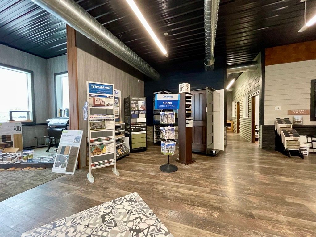 Showroom Area For Hawley Wood Lumber Co.