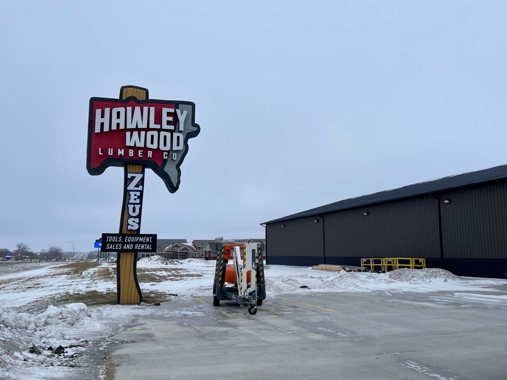 Hawley Wood Lumber Co. / Zeus Logos