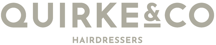 quirke & co hairdressers logo on a white background