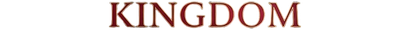 Partial red “KINGDOM” text on a white background