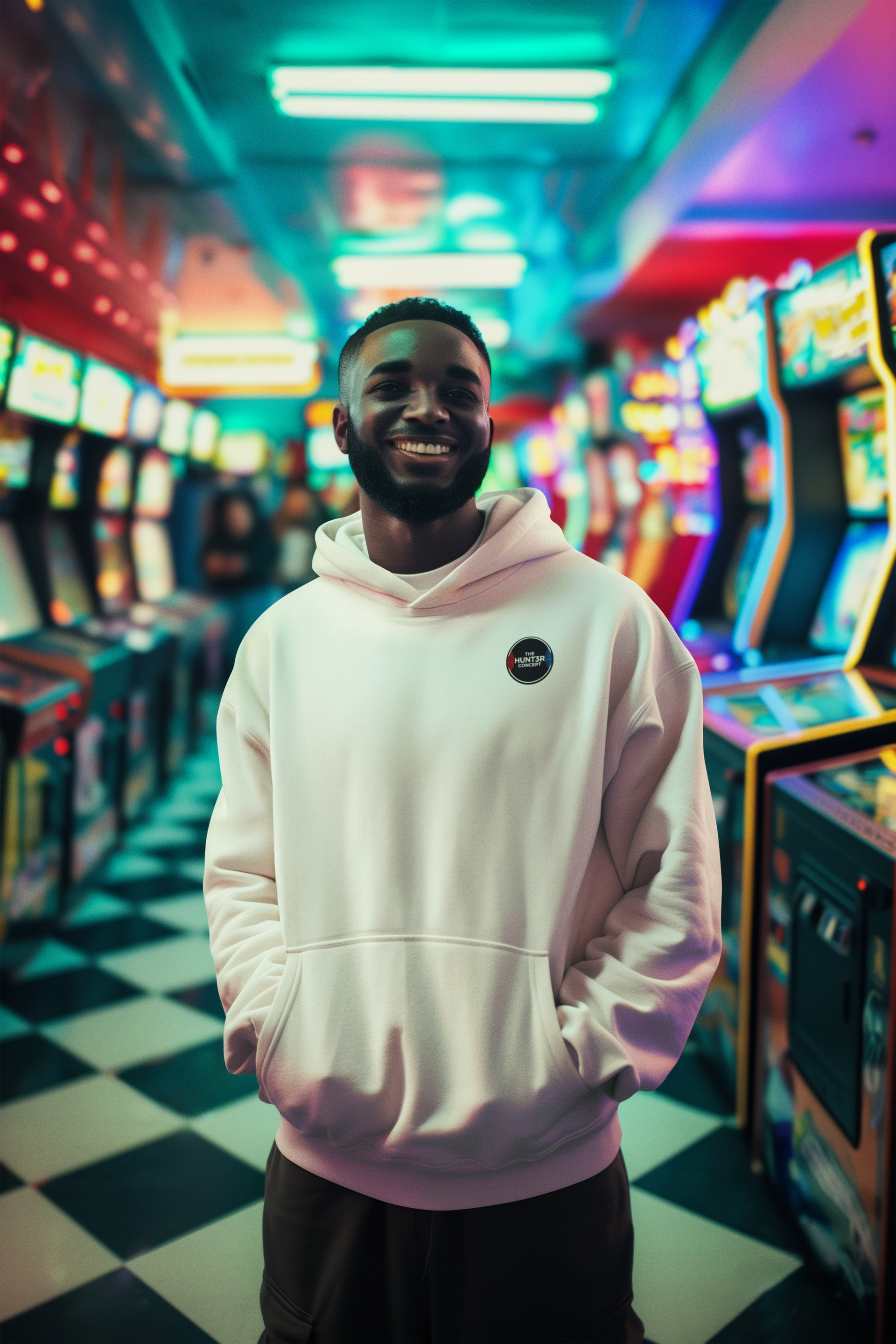 The Hunt3r Concept  Hoodie - White