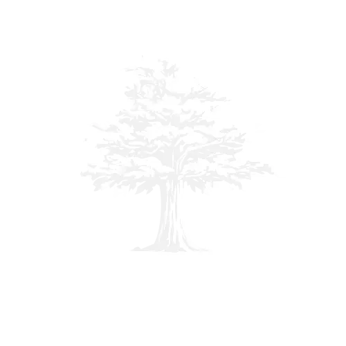 red cypress groundskeeping & Property Services logo in white