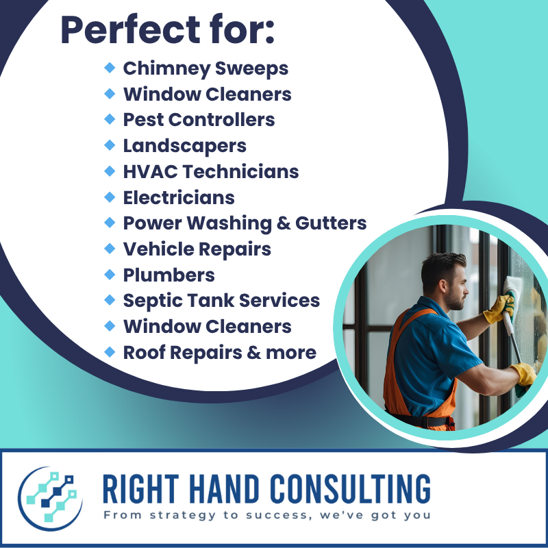 List of trades supported by the Trade Master Toolkit with tradespeople at work