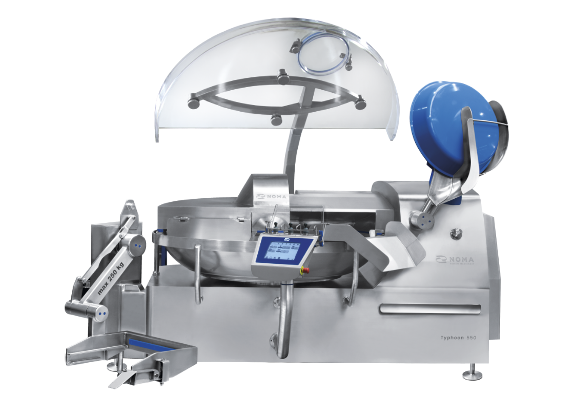 A stainless steel machine with a clear dome on top of it.